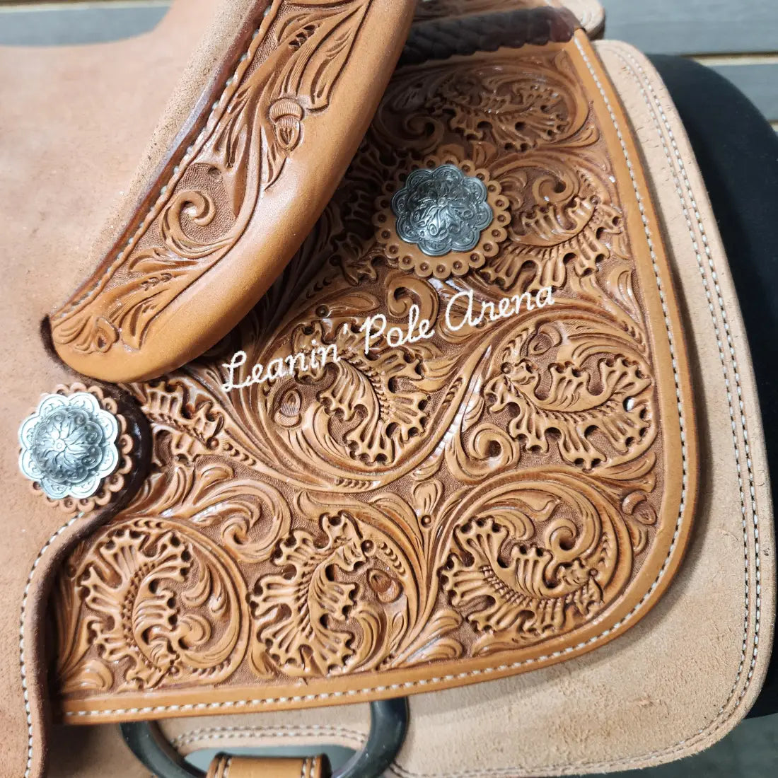 Leanin Pole 14.5’’ Team Roper Saddle 14.5’’ Rope Saddle