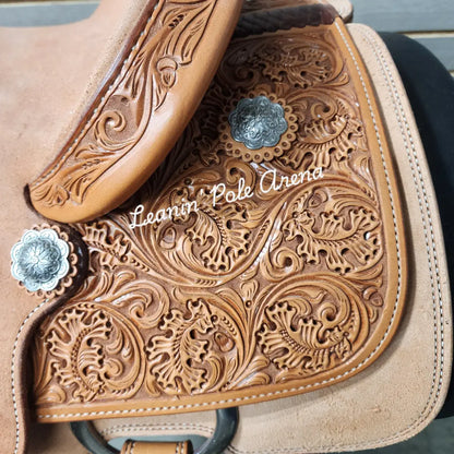 Leanin Pole 14.5’’ Team Roper Saddle 14.5’’ Rope Saddle
