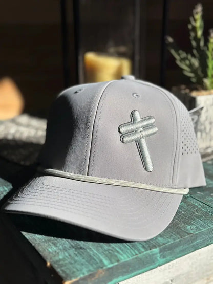 Leanin’ Pole 3D Brand Cap Grey Hats