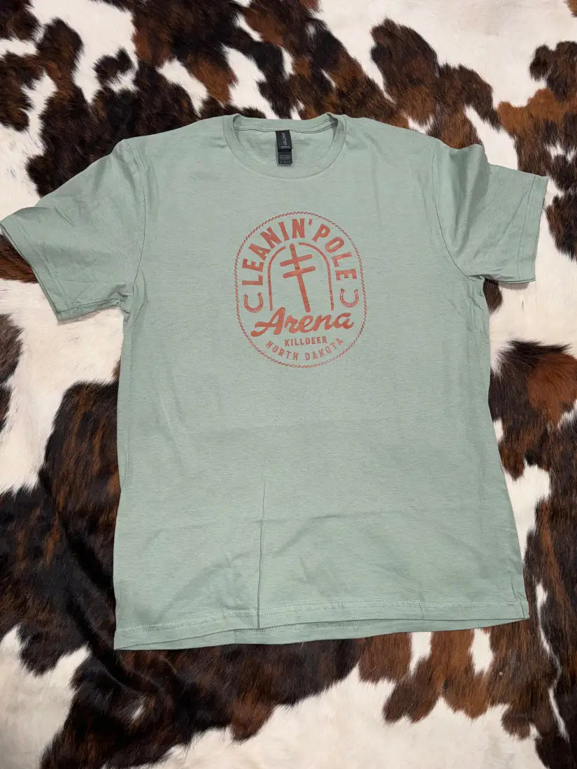 Leanin’ Pole Arena Branded Horseshoe Logo T-Shirt Women’s T-Shirt