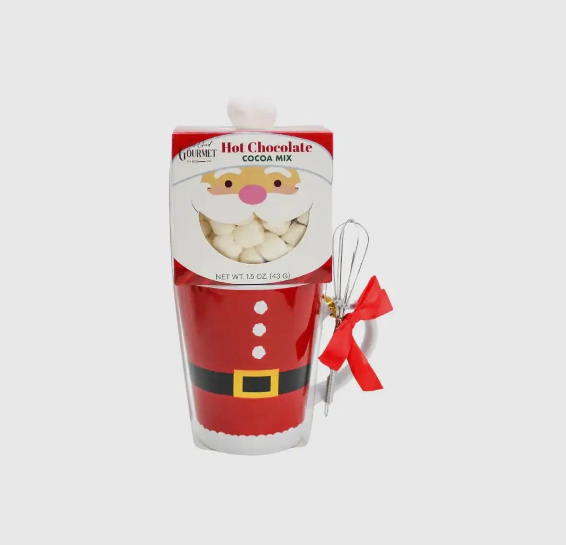 Leanin’ Pole Holiday Mug Cocoa Set Santa Food