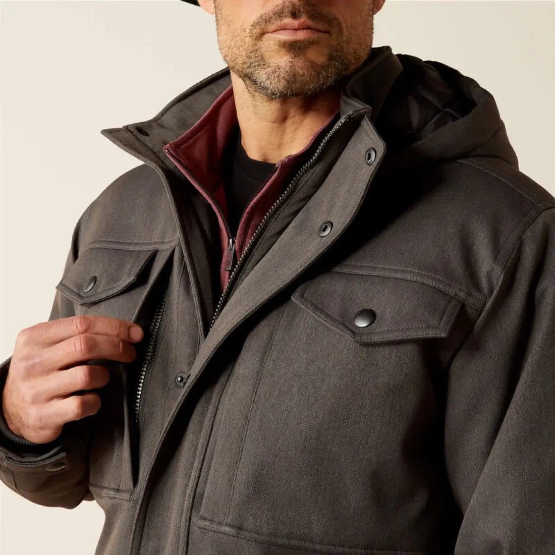 Leanin’ Pole Men’s Embroidered Ariat Abilene Coat Men’s Coat