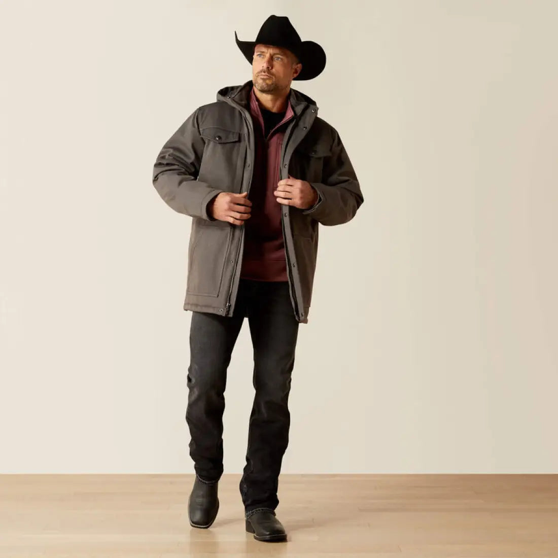 Leanin’ Pole Men’s Embroidered Ariat Abilene Coat Men’s Coat