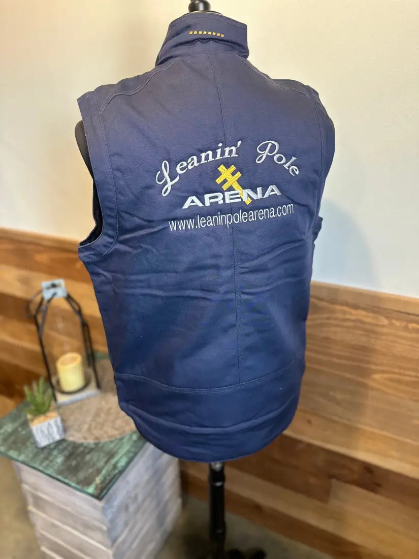 Leanin’ Pole Men’s Embroidered Ariat DuraCanvas Vest Men’s Vest