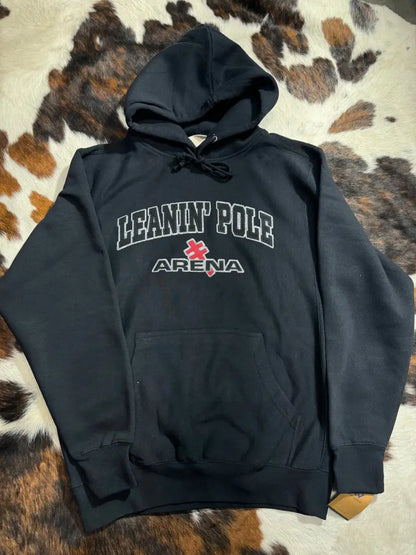 Leanin’ Pole Men’s Front Embroidered Logo Hoodie Men’s Pullover
