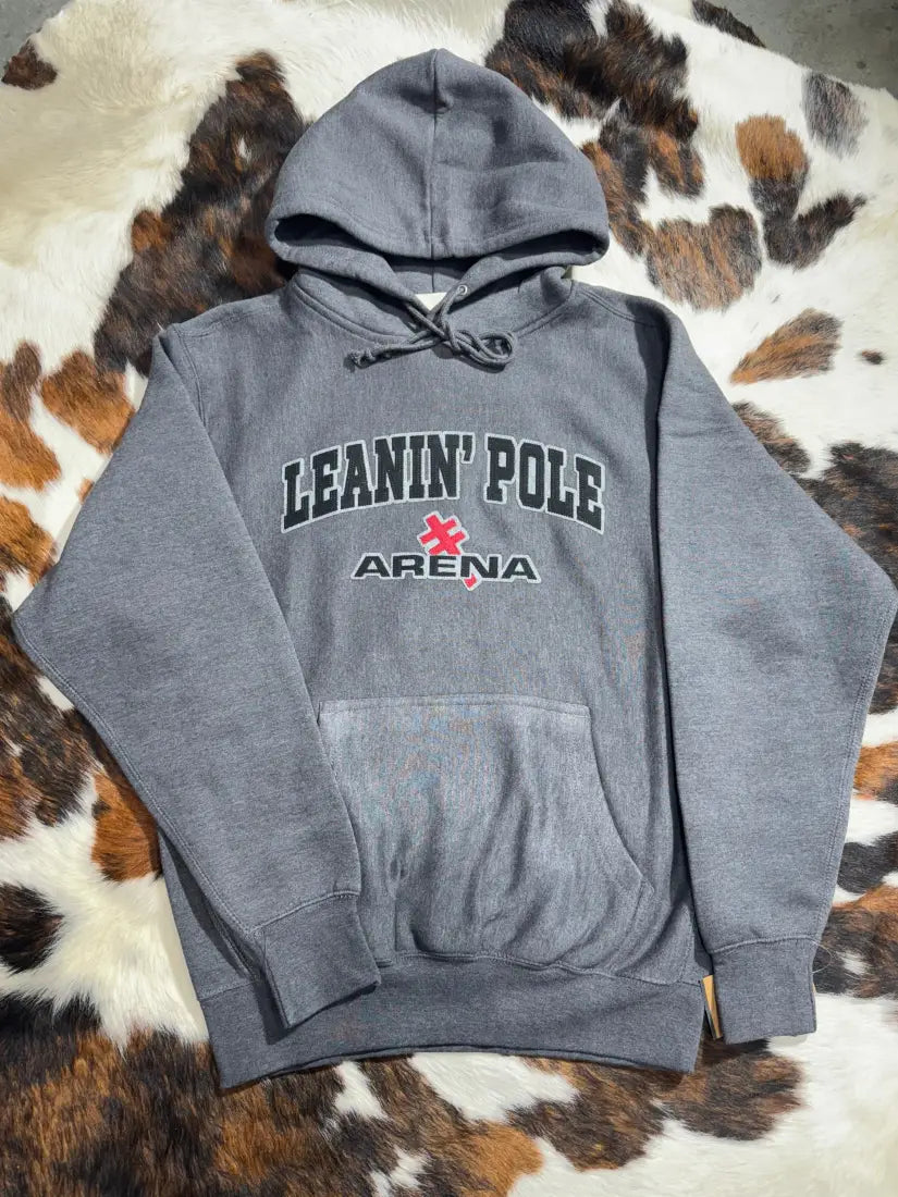 Leanin’ Pole Men’s Front Embroidered Logo Hoodie Men’s Pullover