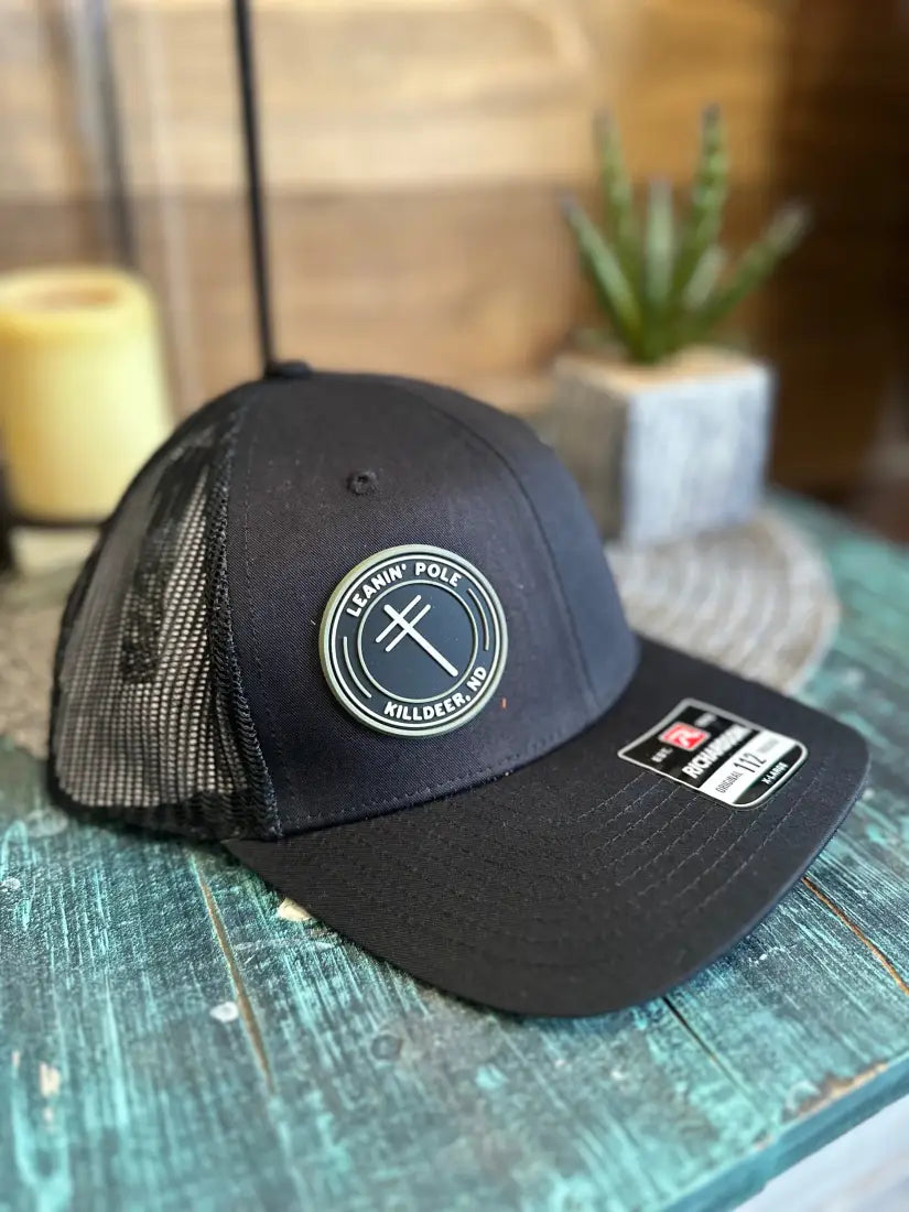 Leanin’ Pole Rubber Logo Cap Hats
