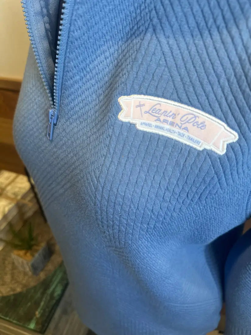 Leanin’ Pole Women’s Blue Iris Zelda ¼ Zip Pullover Women’s Pullover