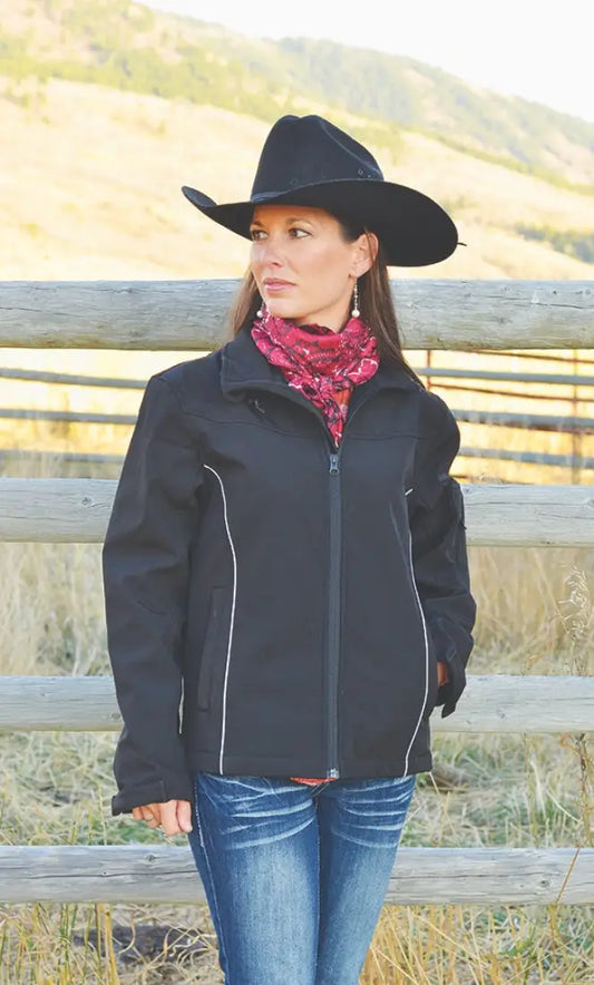 Leanin’ Pole Women’s Embroidered Cheyenne Softshell Jacket Women’s Jacket