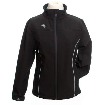 Leanin’ Pole Women’s Embroidered Cheyenne Softshell Jacket Black / Medium Women’s Jacket