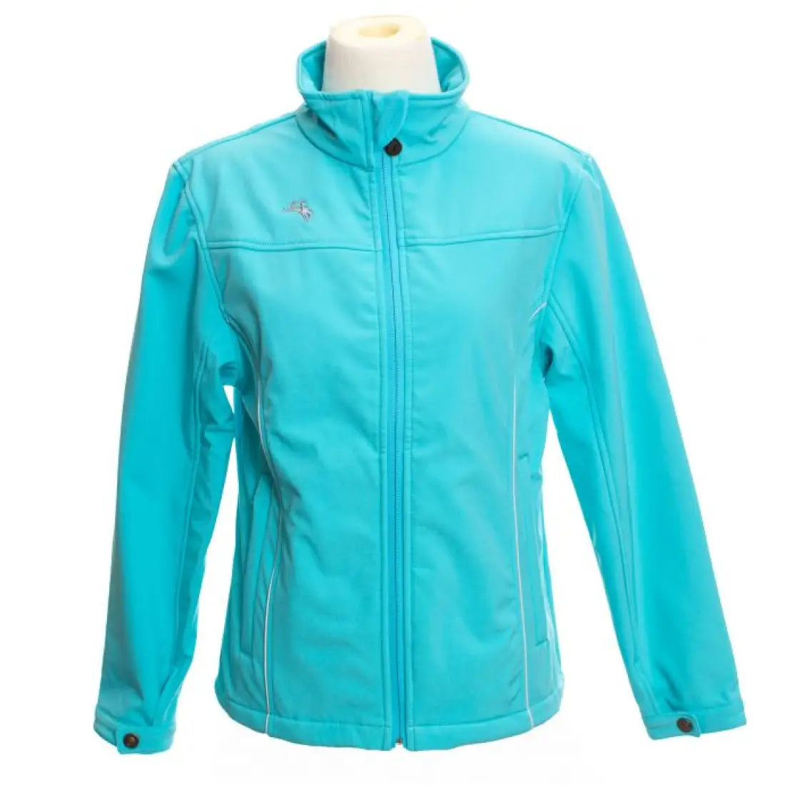 Leanin’ Pole Women’s Embroidered Cheyenne Softshell Jacket Teal / Medium Women’s Jacket