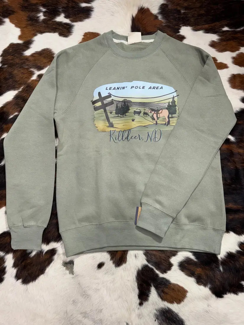 Leanin’ Pole Women’s Sage Vintage Fleece Pullover Women’s Pullover