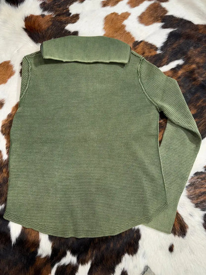 Leanin’ Pole Women’s Waffle Knit ¼ Zip Pullover Women’s Pullover