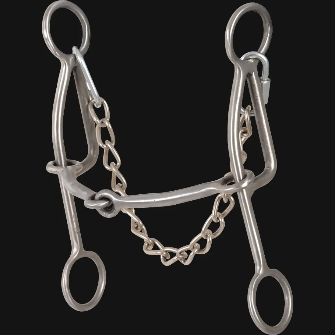 Shank Level 2: 6-1/2”. Mouthpiece Level 1: Snaffle. Gag Length: Unlimited. Lower leverage helps to make your horse more user friendly. Specially designed for soft-mouthed horses that need front end elevation. Great tool for collection education and maintenance.
