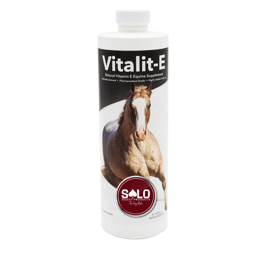 Solo Select Vitalit-E: Vitamin E Liquid Horse Supplement 16oz.