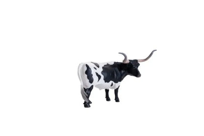 Little Buster Texas Longhorn Steer Black/White Little Buster Toys