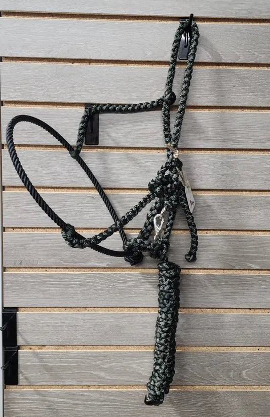 LMB Mule Tape Lariat Halter - Quick Change Halter