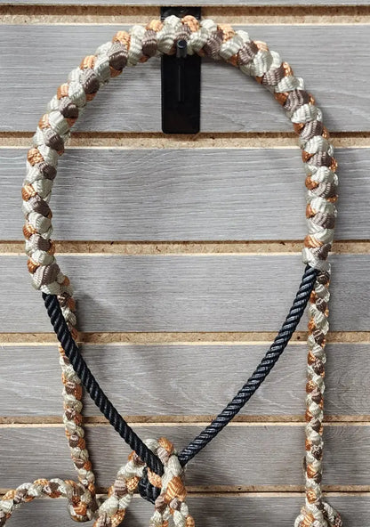 LMB Mule Tape Wrapped Rope Nose Halter - Multicolor 15 Halter