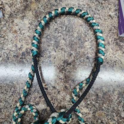 LMB Mule Tape Wrapped Rope Nose Halter - Multicolor 3 Halter