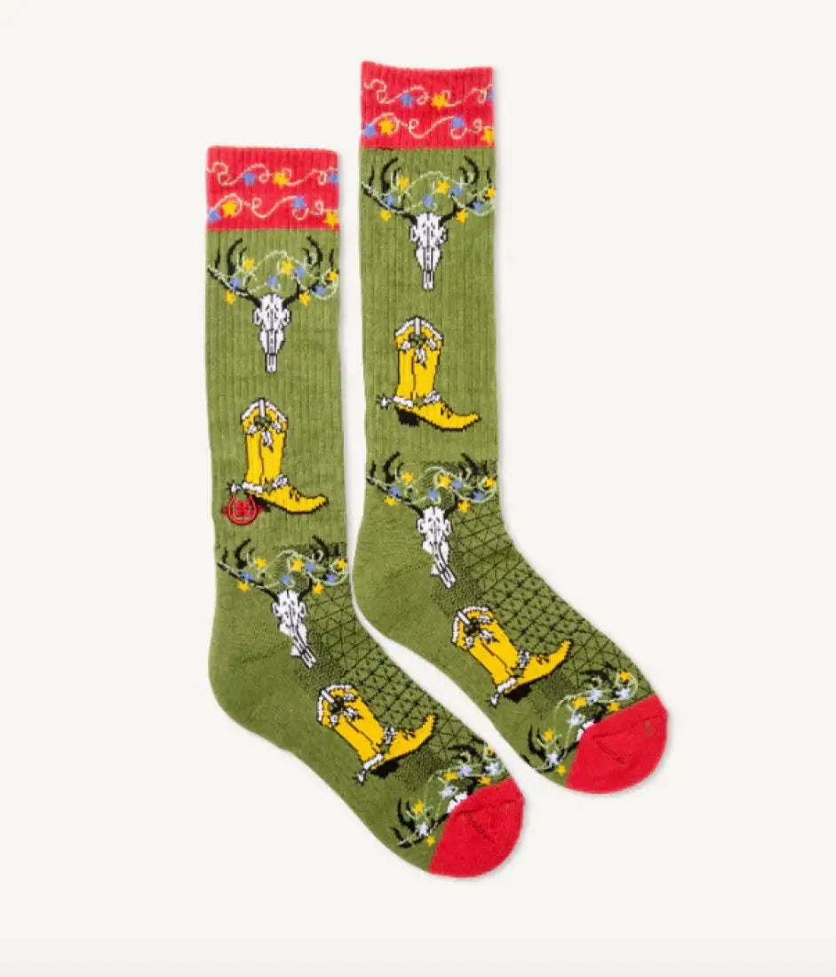 Lucky Chuck: Get A Lil Western Sock Adult Socks