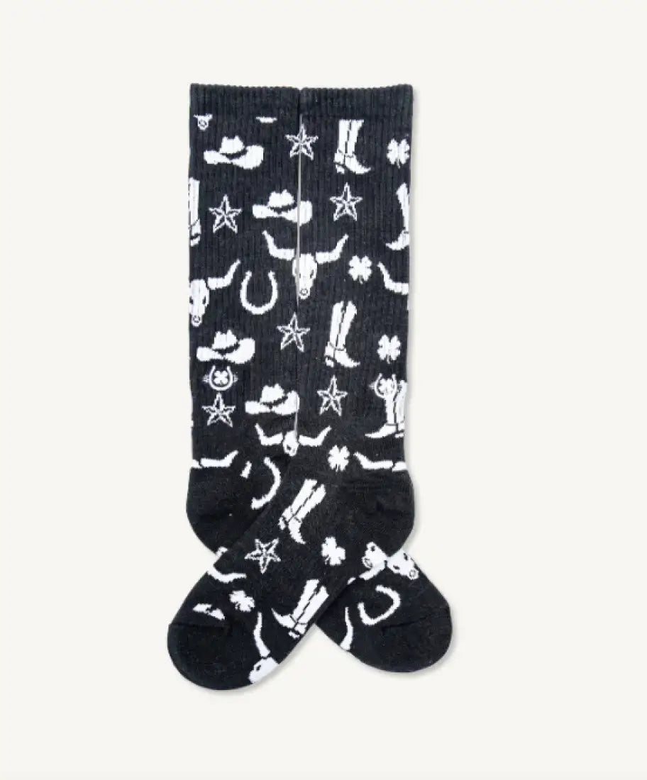 Lucky Chuck: Get Western Sock Adult Socks