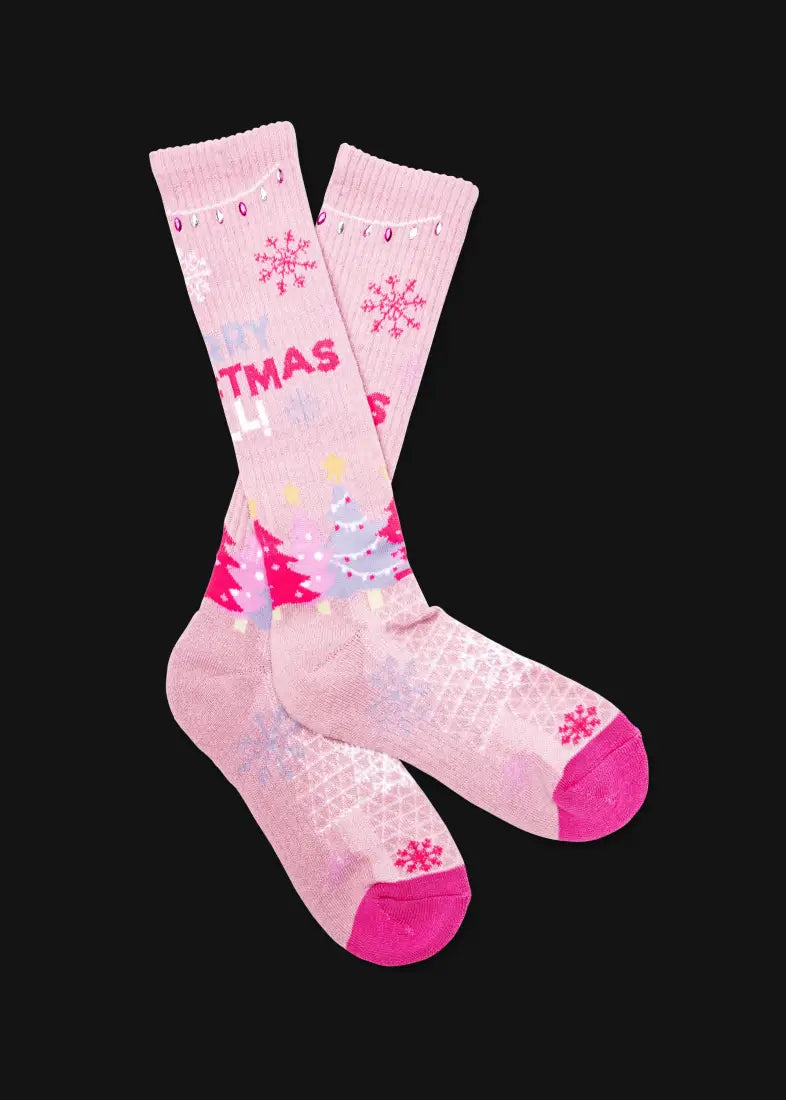 Lucky Chuck: Merry Christmas Y’All Sock Adult Socks