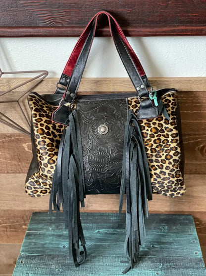 Luxe Leopard Purse by Hailey Drent Purse