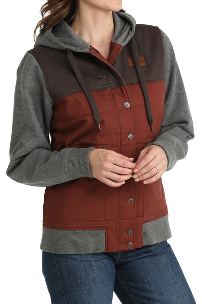 Cinch Women's Canvas Hoodie Jacket