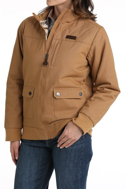 Cinch Women's Canvas Barn Bomber Jacket