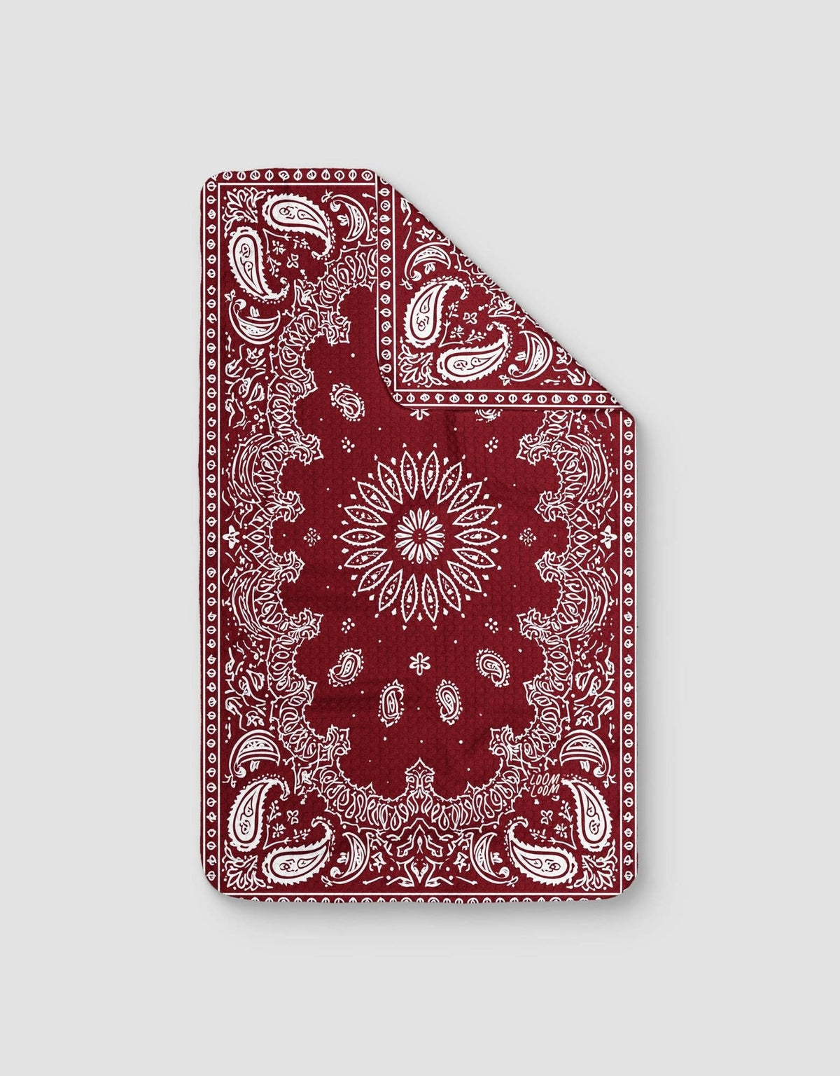 Maroon Bandana- Loom Loom Kitchen Tea Towel