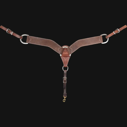 Martin Breastcollar Chocolate Roughout - 2.75’’ 2.75’’ Breastcollar Breastcollar