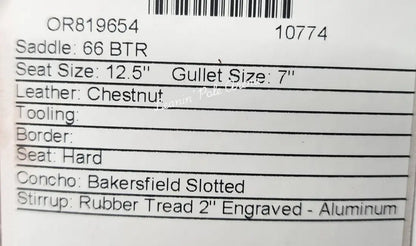 Martin BTR 12.5’’ Barrel Saddle #10774 12.5’’ / 7’’ Barrel Saddle