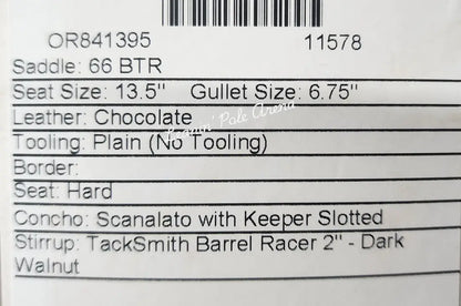 Martin BTR 12.5’’ Barrel Saddle #11892 12.5’’ / 7’’ Barrel Saddle