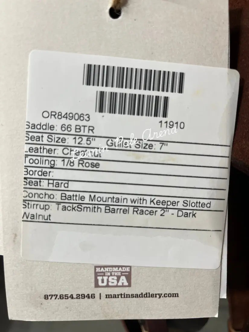 Martin BTR 12.5’’ Barrel Saddle #11910 12.5’’ / 7’’ Barrel Saddle