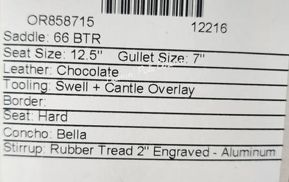 Martin BTR 12.5’’ Barrel Saddle #12216 12.5’’ / 7’’ Barrel Saddle