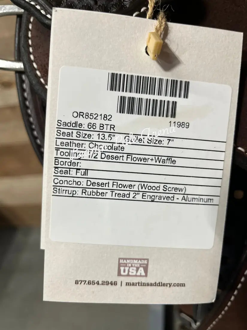 Martin BTR 13.5’’ Barrel Saddle #11989 13.5’’ / 7’’ Barrel Saddle