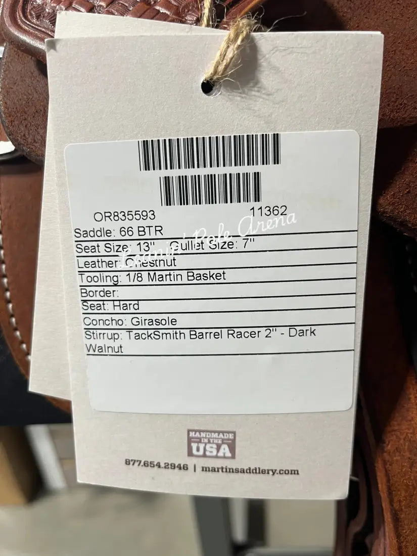 Martin BTR 13’’ Barrel Saddle #11362 13’’ / 7’’ Barrel Saddle