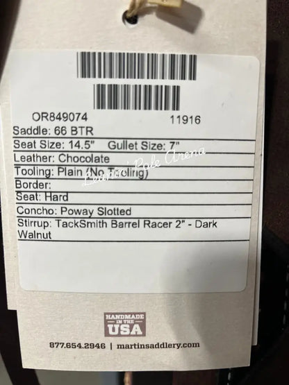 Martin BTR 14.5’’ Barrel Saddle #11916 14.5’’ / 7’’ Barrel Saddle