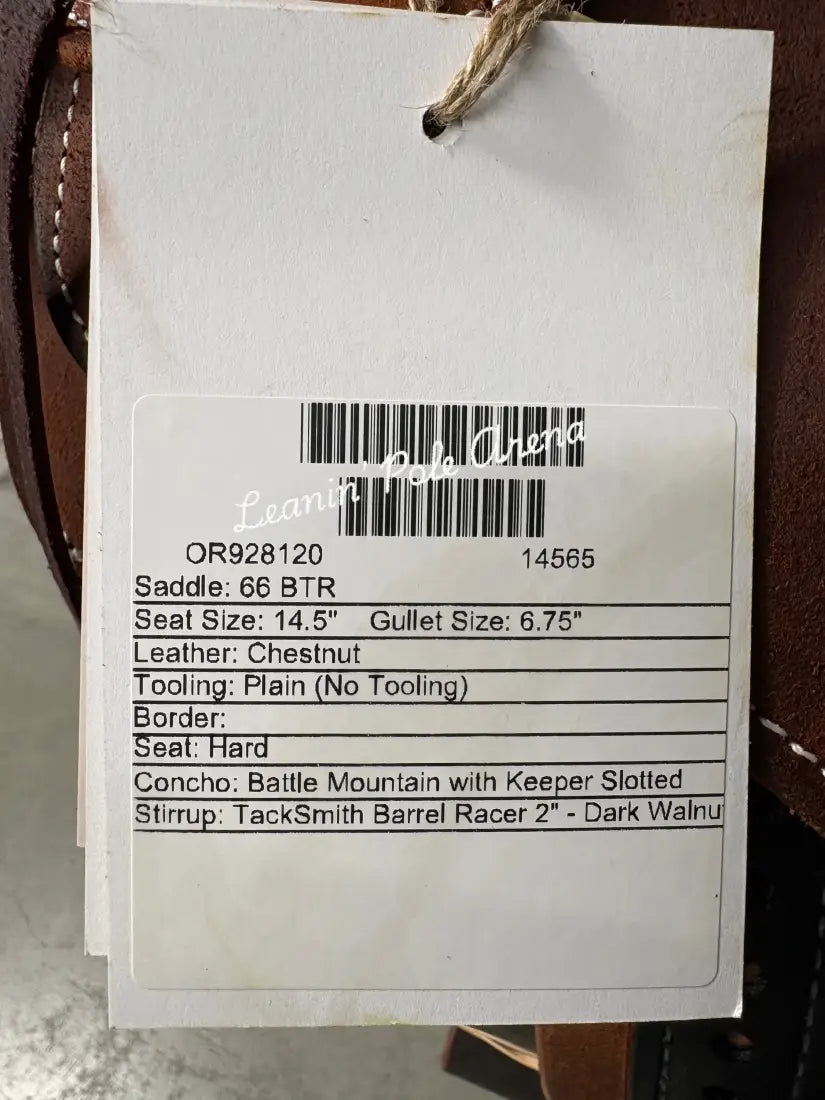 Martin BTR 14.5’’ Barrel Saddle #14565 - 14.5’’ / 6.75’’ - Barrel Saddle