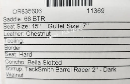 Martin BTR 15’’ Barrel Saddle #11369 15’’ / 7’’ Barrel Saddle