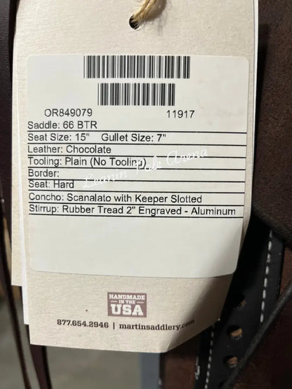 Martin BTR 15’’ Barrel Saddle #11917 15’’ / 7’’ Barrel Saddle