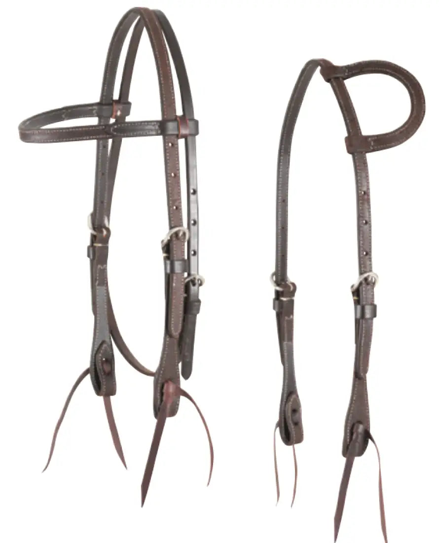 Martin Chocolate Roughout Headstall Headstall