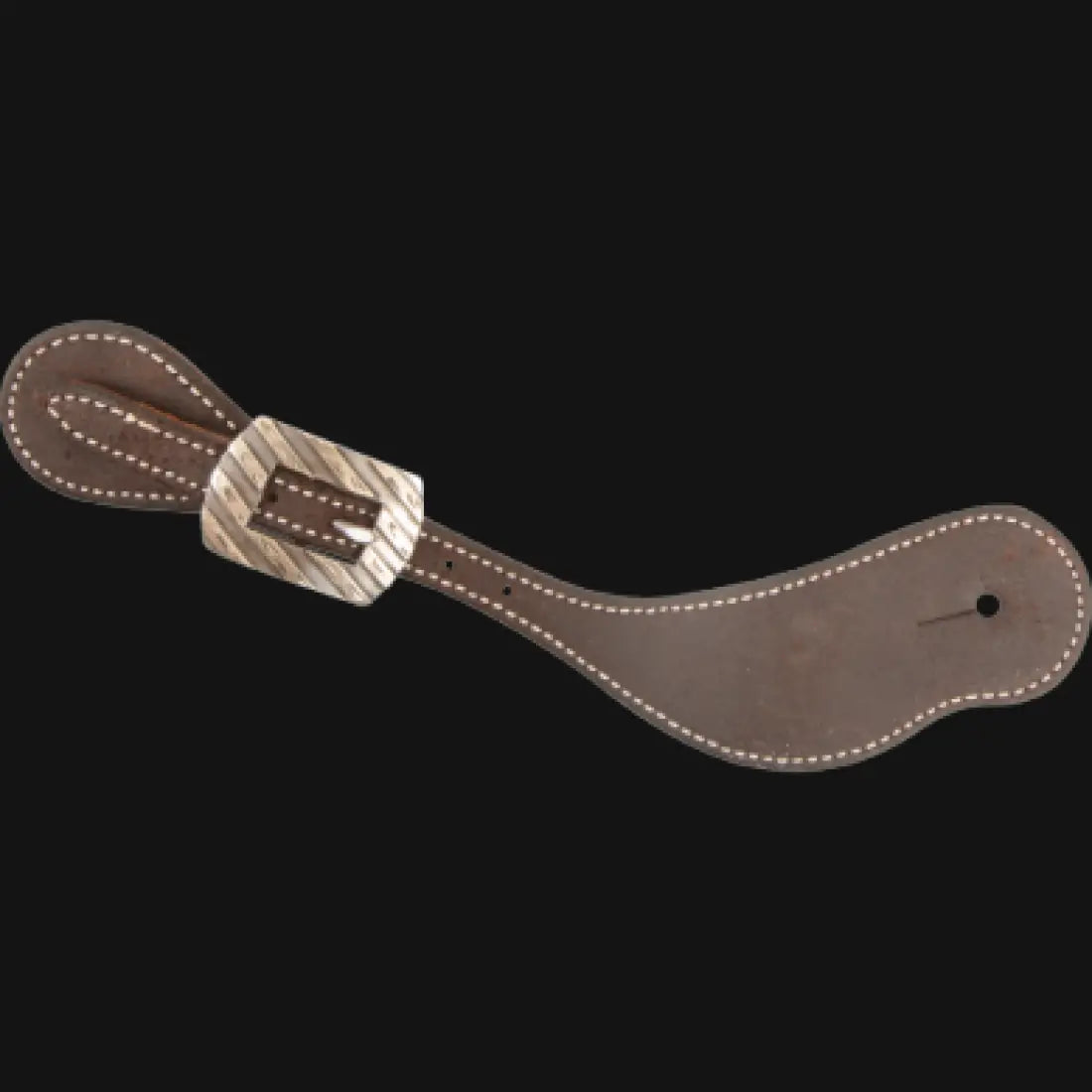 Martin Cowboy Spur Straps - Chocolate (Various Buckles) Bandera Buckle Spur Straps