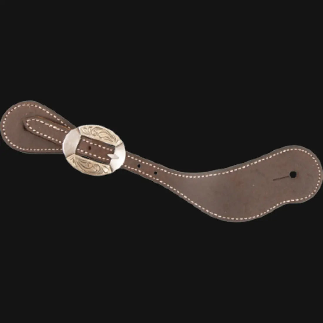 Martin Cowboy Spur Straps - Chocolate (Various Buckles) Canyon Buckle Spur Straps