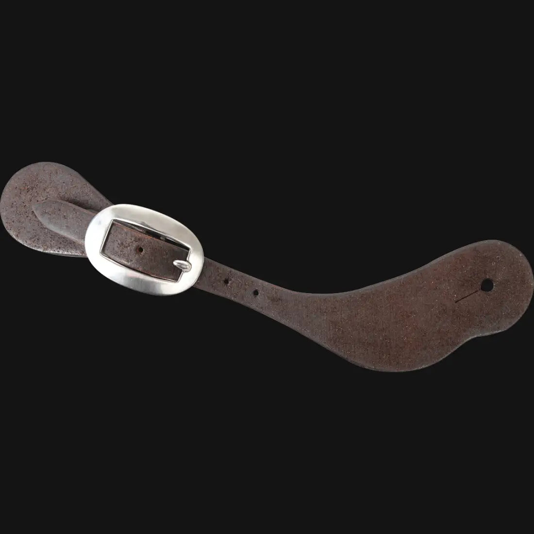 Martin Cowboy Spur Straps - Chocolate (Various Buckles) Cart Buckle Large Spur Straps