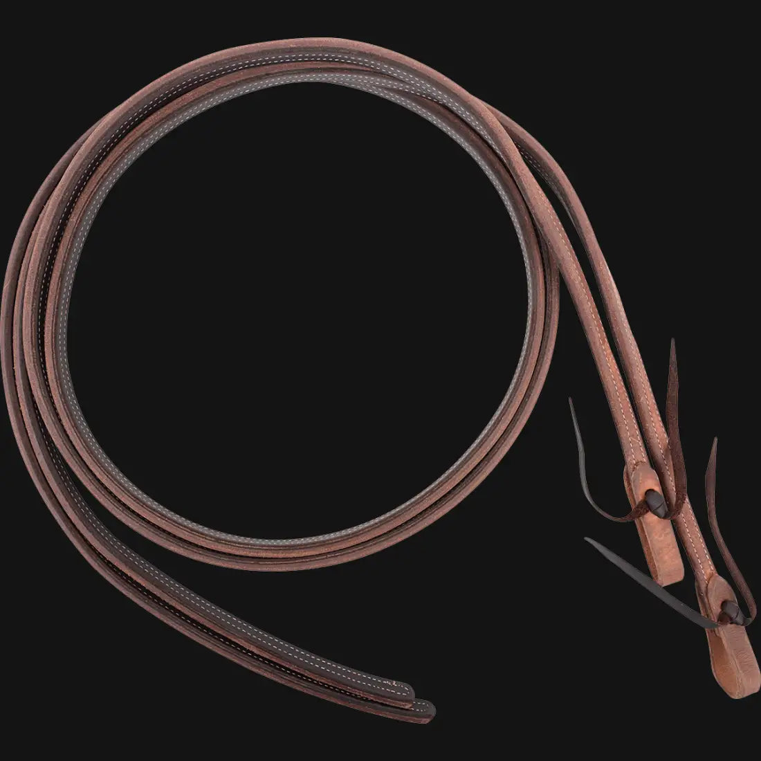 Martin Double Stitched Split Reins - Light 5/8’’ Harness/Latigo / 5/8’’ / 7.5’ Reins
