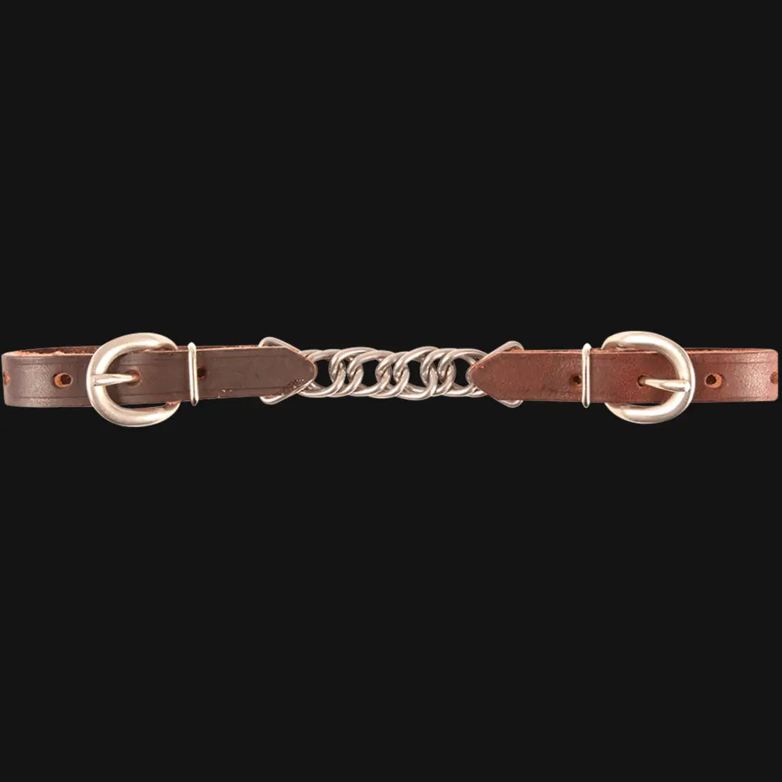 Martin Flat Chain Curb Strap Latigo Bit Accessories