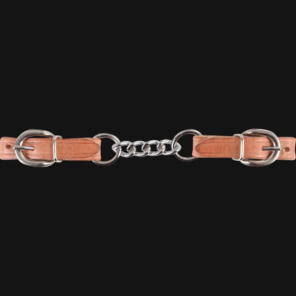 Martin Harness Leather Chain Curb Strap 4-Link Bit Accessories