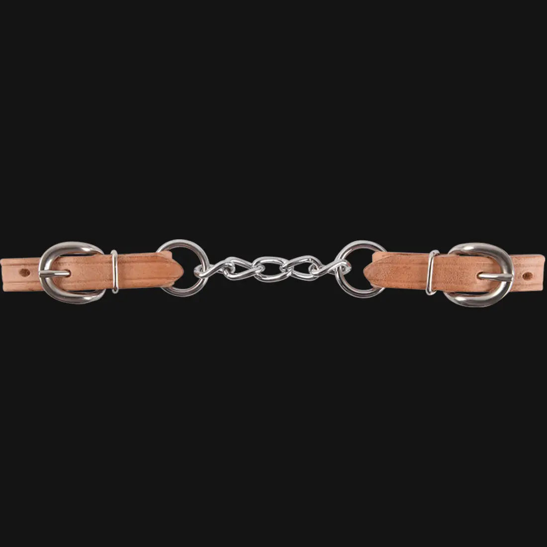 Martin Harness Leather Chain Curb Strap 5-Link Bit Accessories