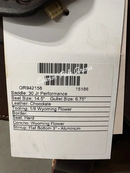 Martin Jr. Performance 14.5’’ Saddle #15186 - 14.5’’ / 6.75’’ - All Around Saddle